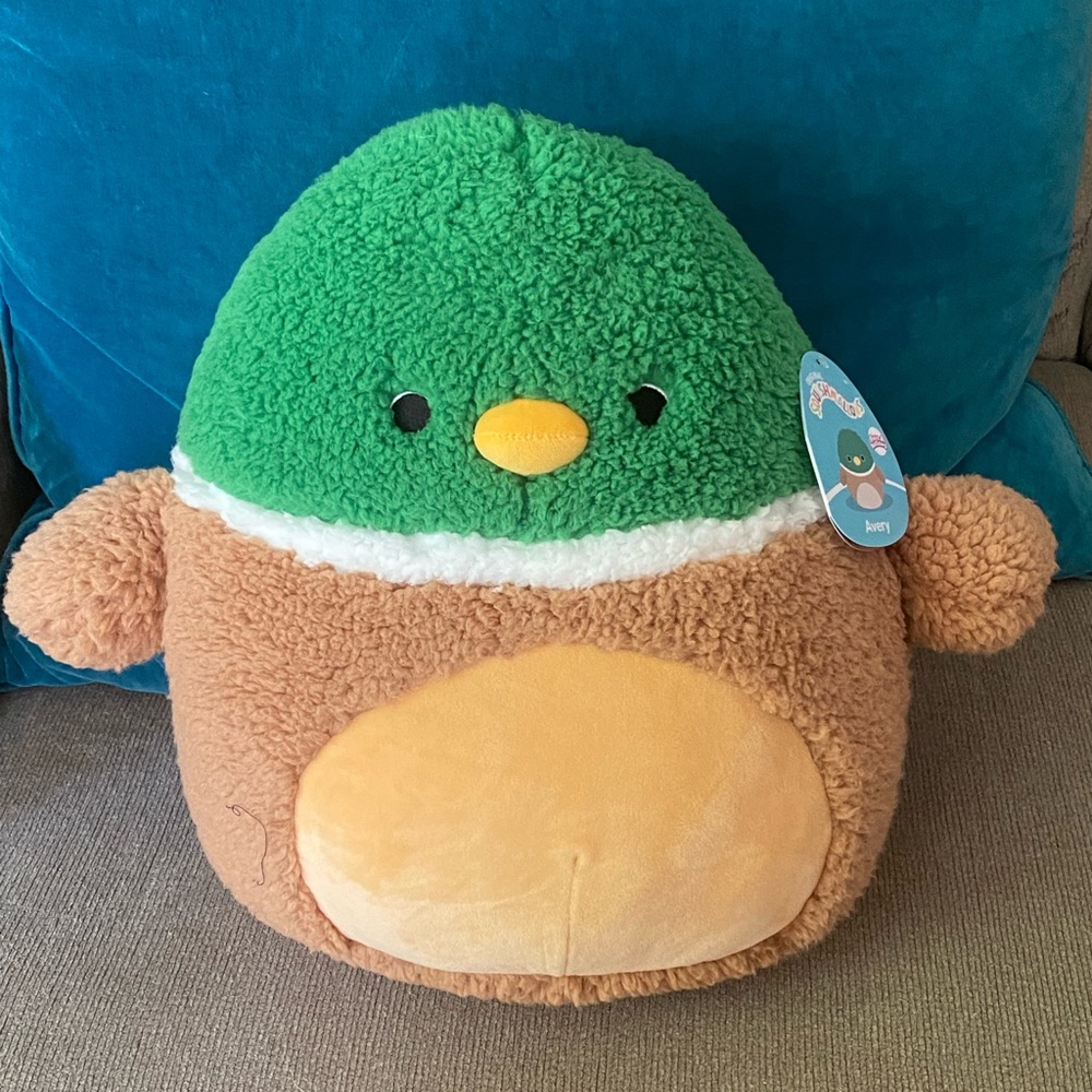 12” Fuzzmallow Avery the duck squishmallow